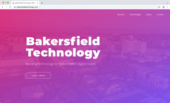 Screenshot of Bakersfield Technology