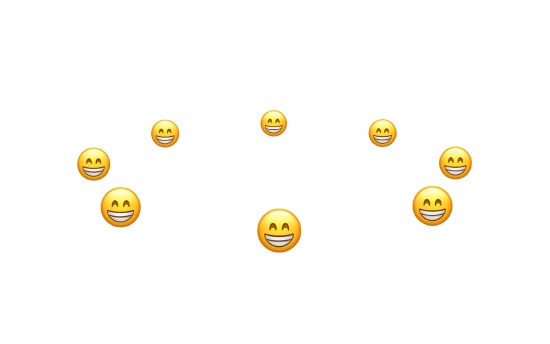 Screenshot of Spinning Smiley Faces Animation